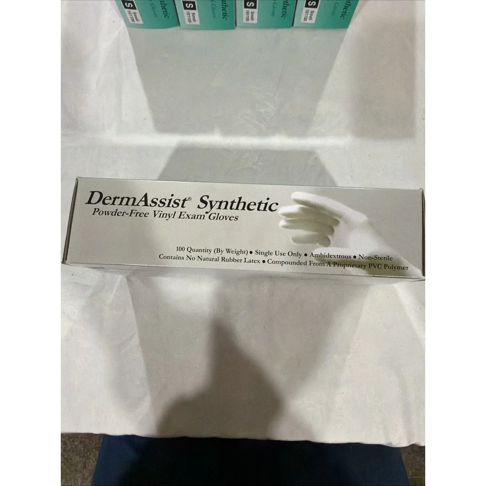 500 Small Powder‎ Free Disposable Gloves. Lot Of 5 Boxes Of 100